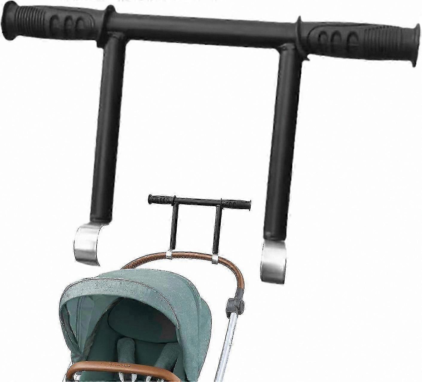 Adjustable Stroller Handle Ext with Easy-Install Armrest Extension for Enhanced Comfort and Control