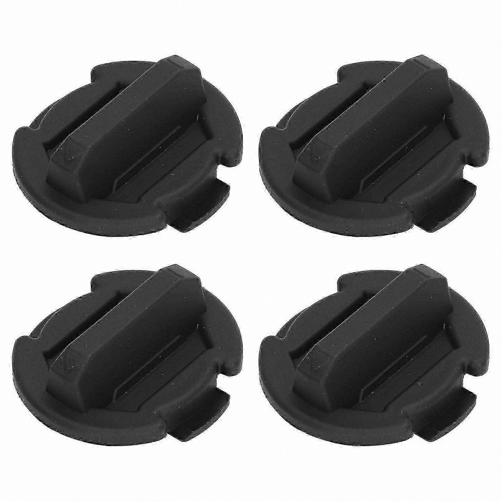 4PCS Black Twist Floor Drain Plug with Good Sealing Replacement for UTV Vehicles