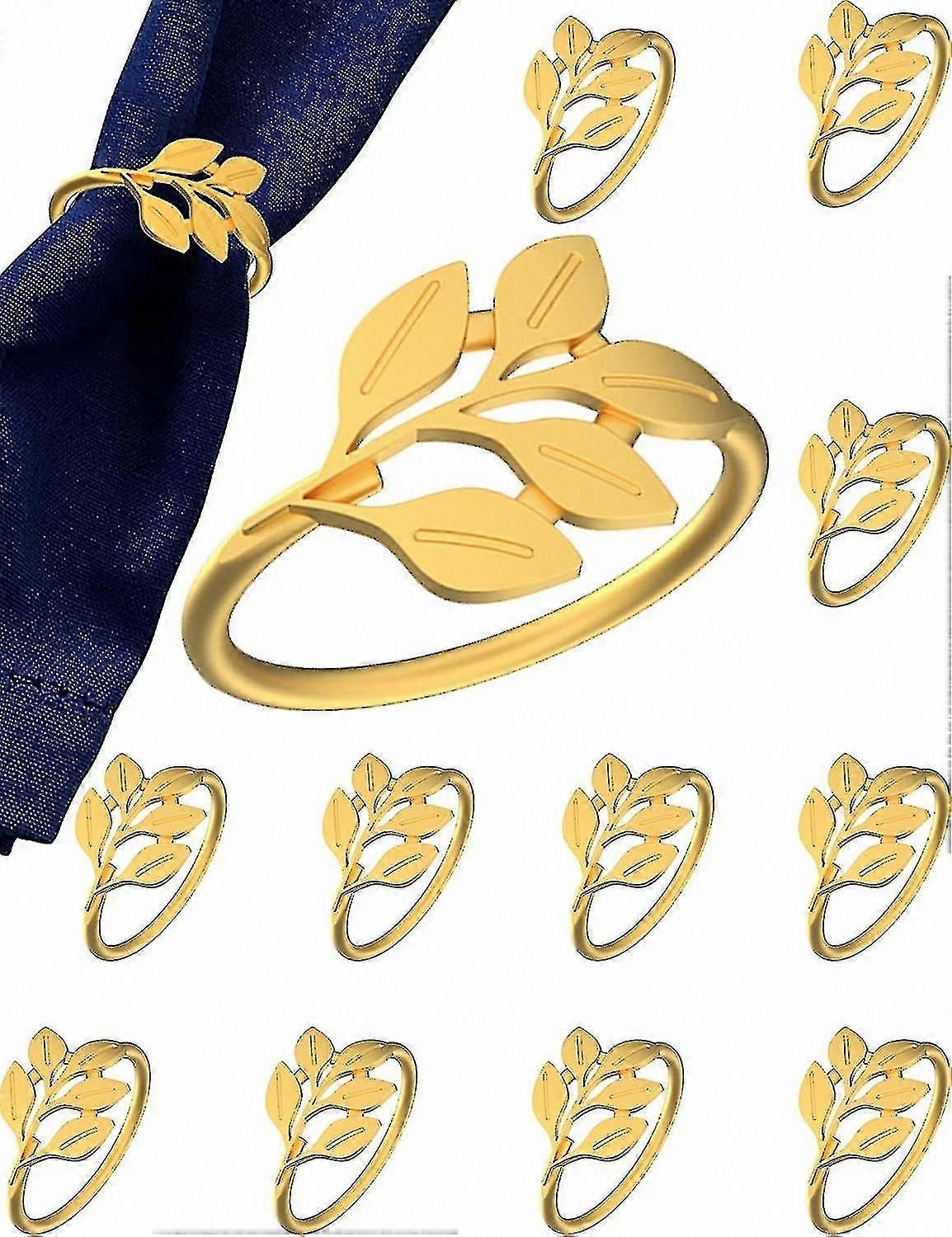 12-Pack Napkin Rings for Elegant Party Table Decor
