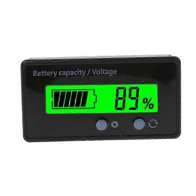 GY-6S 12V Lead-acid Battery Power Meter Lithium Battery Capacity Indicator Display Tester Percentage Voltmeter 12V Green Light