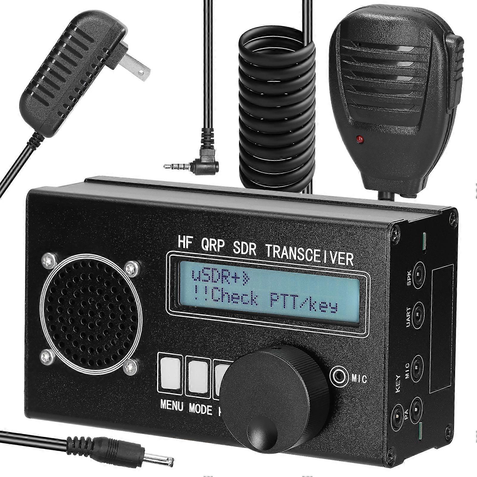 uSDR uSDX 8 Bands SDR All Mode High Frequency SSB QRP Transceiver with Power and SWR Indicator