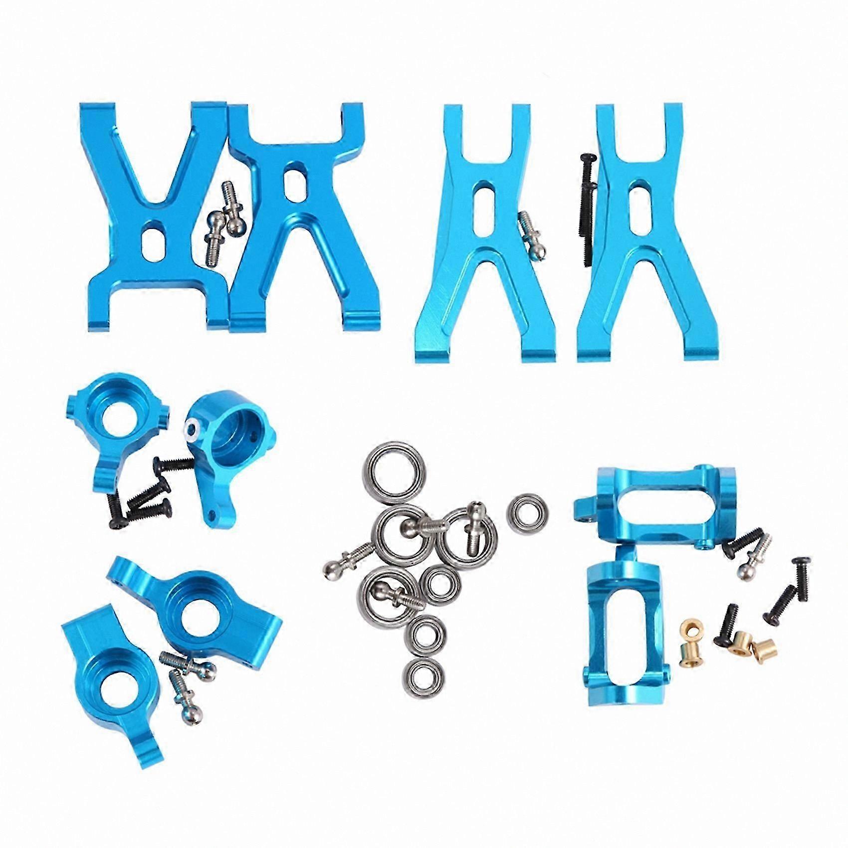 RC Car Suspension Arm and Hub Seat Parts Kit for A959 A979 K929 Models, Blue Replacement Components for Enhanced Performance