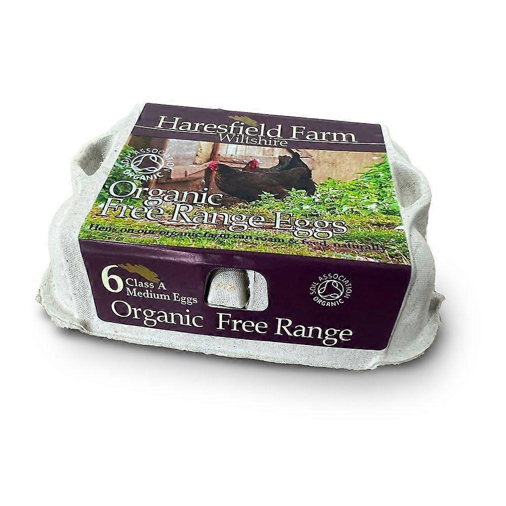Haresfield Farm Haresfield Medium Organic Free Range Eggs x6 - 2 Pack