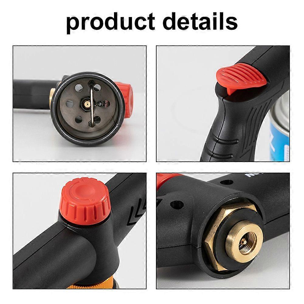 High Power Camping Handheld GasTorch Portable Outdoor Burners Charcoal Burning Tool Picnic BBQ Cooking Flamethrower