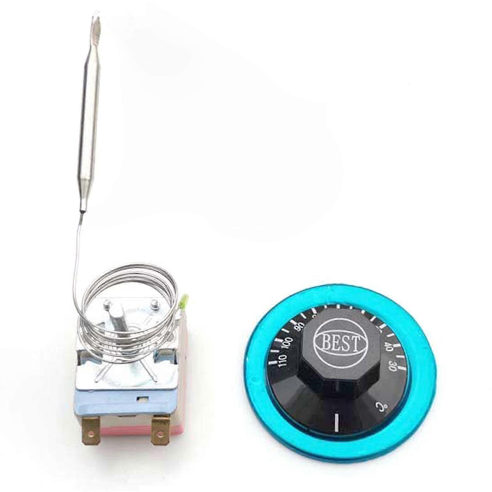 Temperature Controller with Probe for Deep Fryer Adjustables Temperature Control Switch with Probe for 30-110 Electric Oven