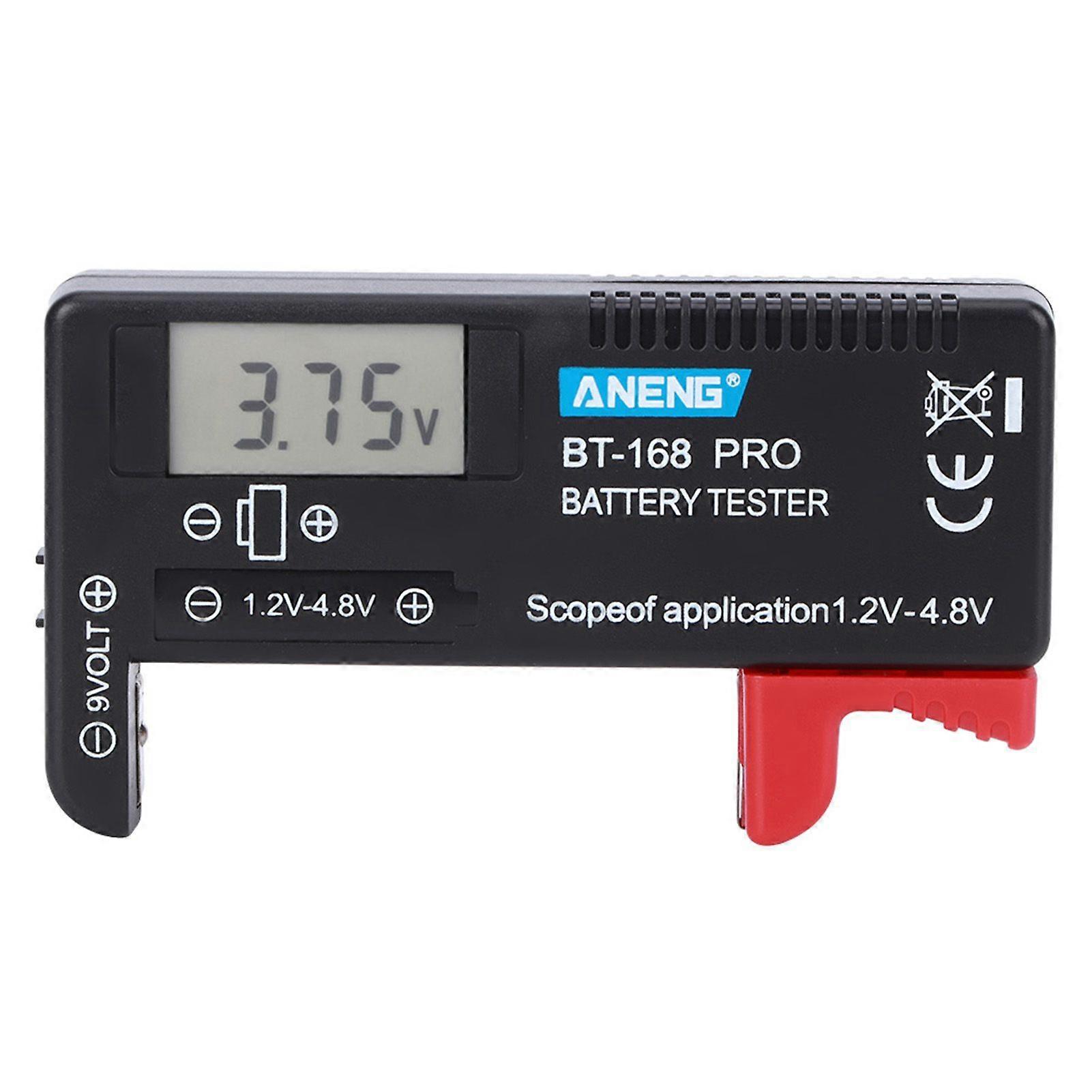BT168PRO Digital LCD Battery Tester 1.2V4.8V Battery Checker for Small Batteries Button Cell