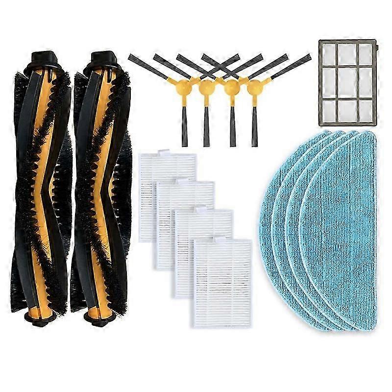 compatible Aspirador Robot Qilive Q.5147 Main Roller Brush Side Brush HEPA Filter Mop Cloths Pre-Filter Vac-jc