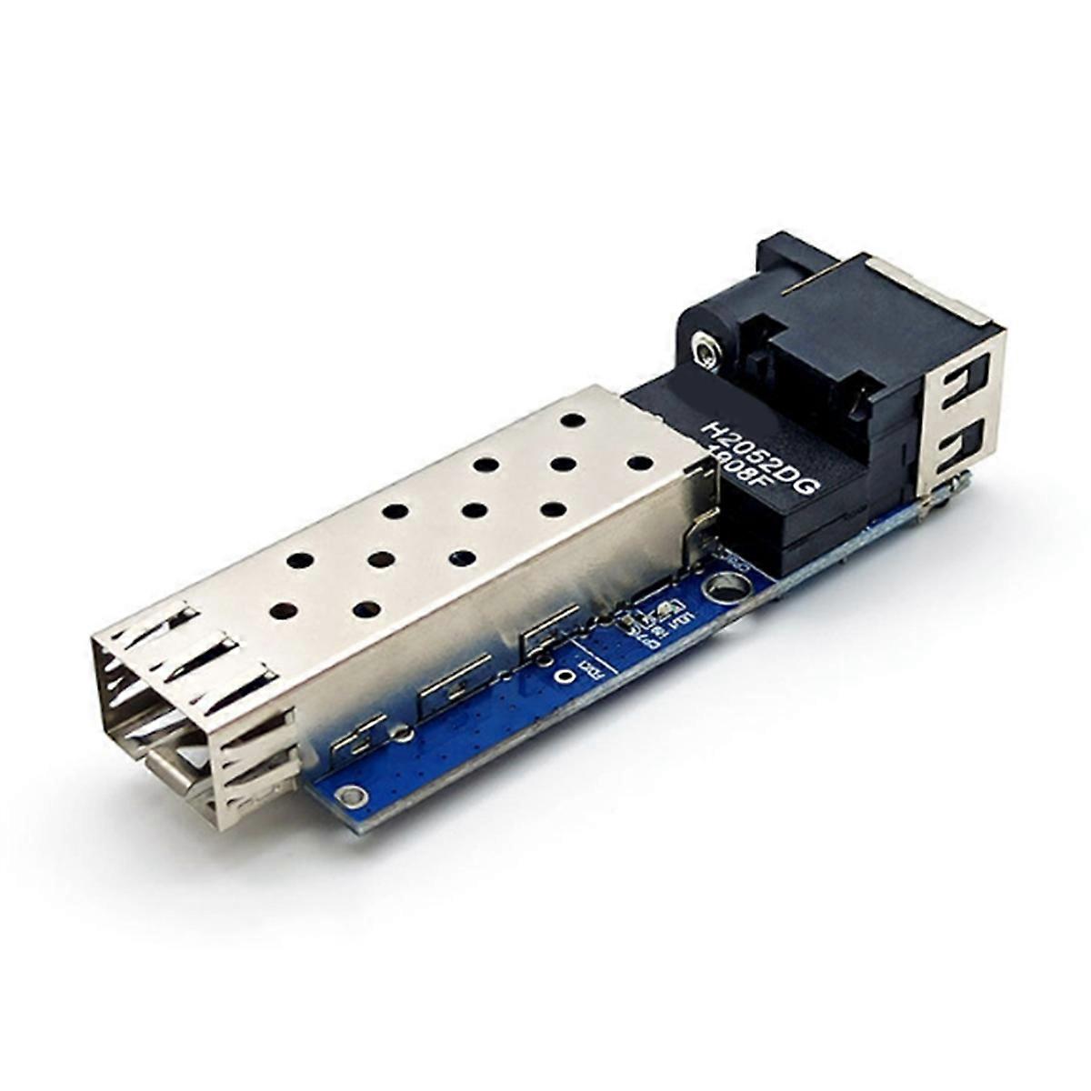 100/1000M Mini Fiber Media Converter Slot SFP Transceiver Module Gigabit PCBA Fiber Optical Ethernet Switch