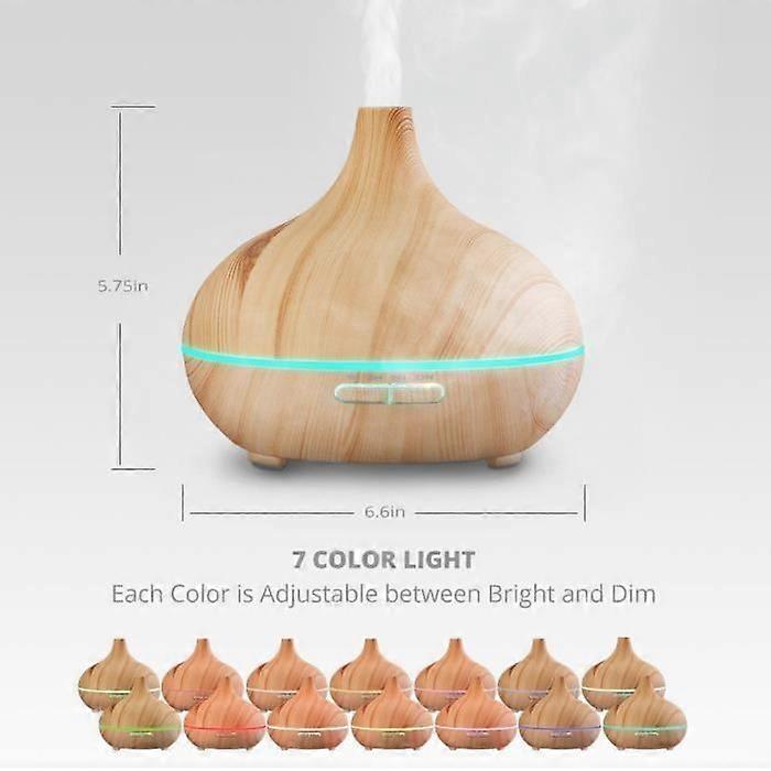 500Ml Portable Ultrasonic Cool Mist Humidifier Aroma/Essential Oil Diffuser Aroma