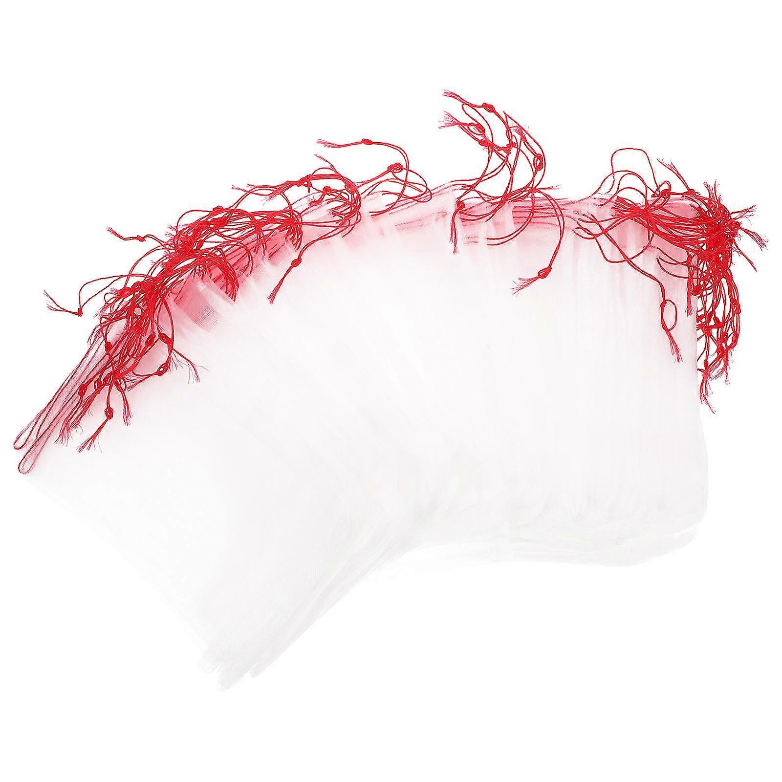 Fish Tank Filter Bag for Sand Washer 100Pcs Portable Mesh Filters