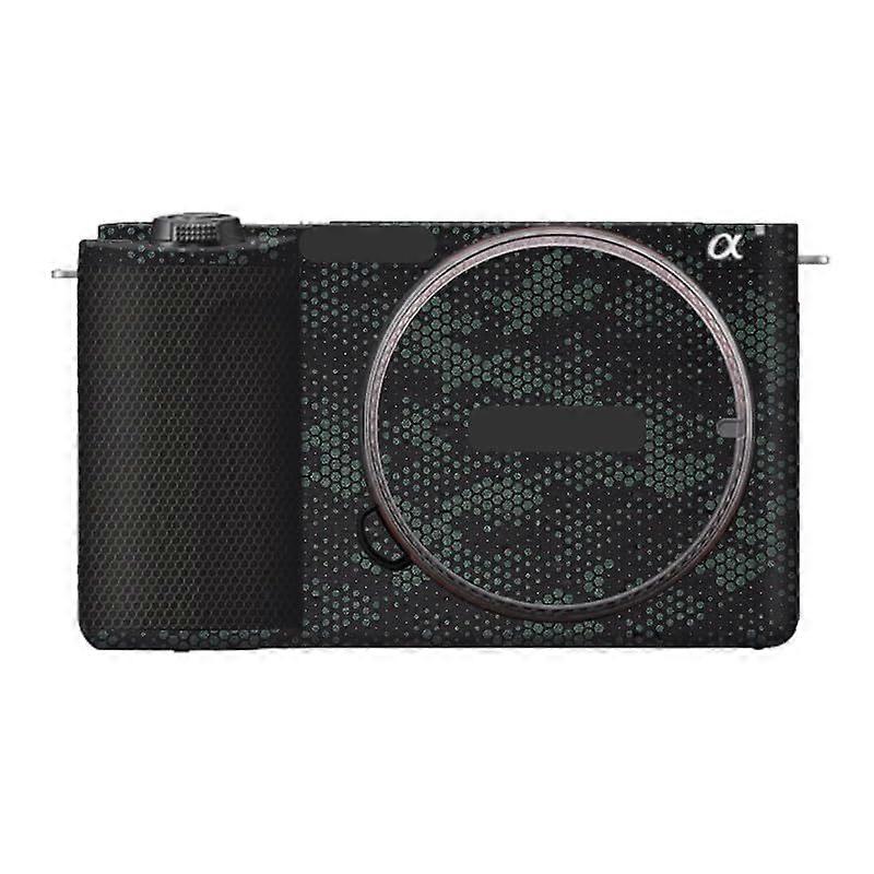 AntiScratch Vinyl Wrap Camera Skin For Sony ZVE10 II Mamba Green Cartoon Film Style Body Protector Sticker