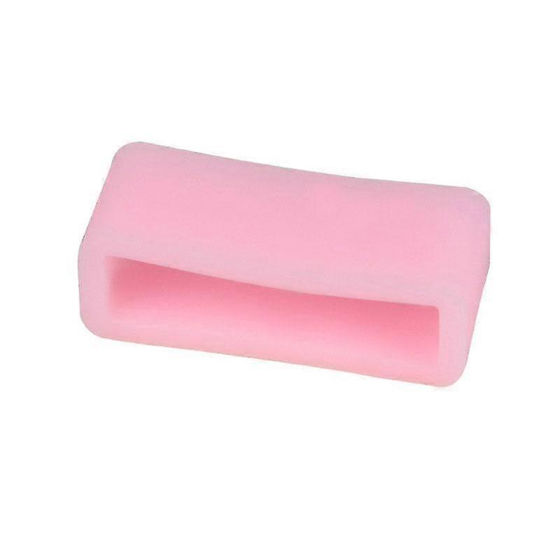 5-Pack Watch Accessory Ring Silicone Replacement Ring Strap Fixer 16mm, Pink