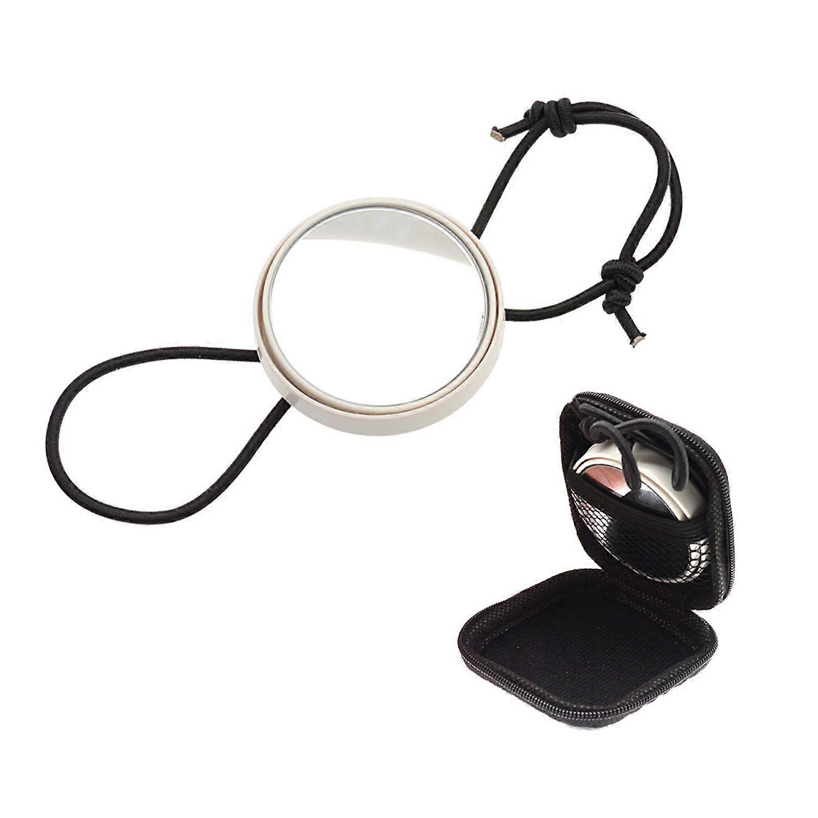 Adjustable Round Convex Diver Observe Mirror Scubas Diving Rearview Mirror for Underwater Equipment Easy to Use  White