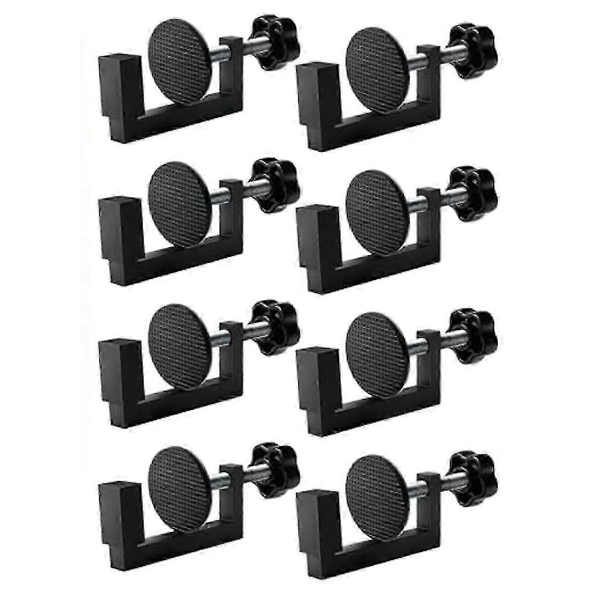 8Pcs G-Clips,Adjustable Patio Furniture Clips- Outdoor Sofa Rattan Furniture Clamps-Rattan Clamps Wicker Chair FastenersBlack SZRH A-B