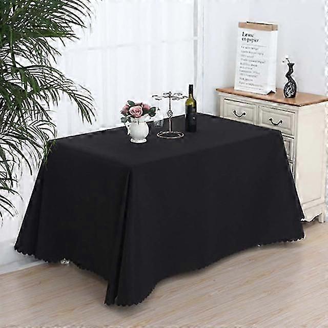 Table Cloth Solid Color Rectangular Tablecloths Wedding Elegant Conference Hotel Table Cover Exhibition Event Banquet Tablecloth