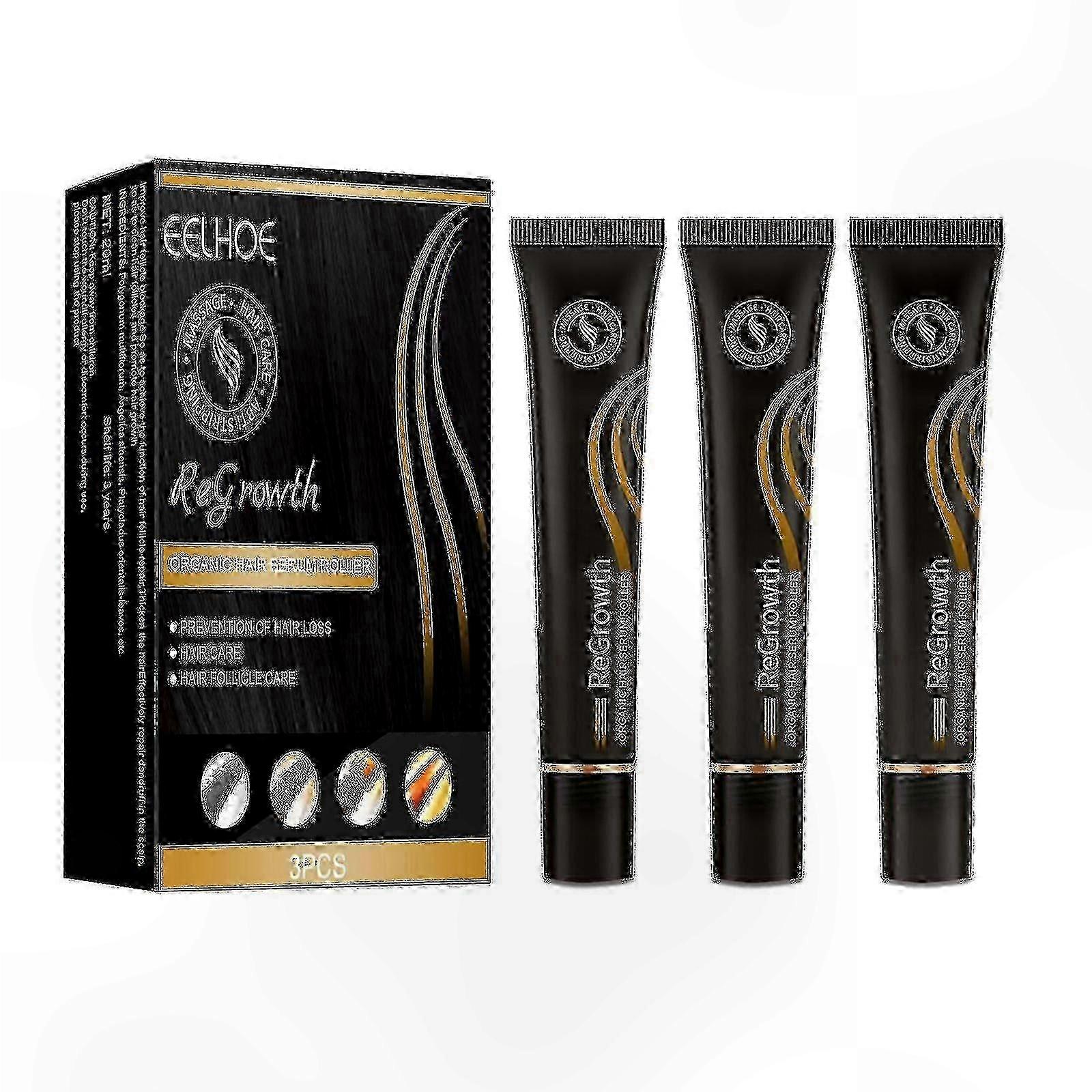 Hair Growth Enhancer with Massaging Roll-On for Density and Care Using Polygonum Multiflorum Extracts