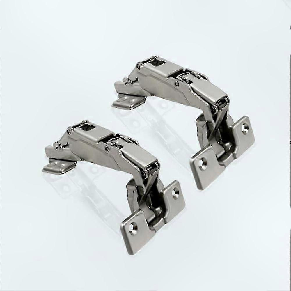 Frameless Cabinet Door Hinges with 180 Degree Opening Concealed Hydraulic Adjustable Hinges for Seamless Installation