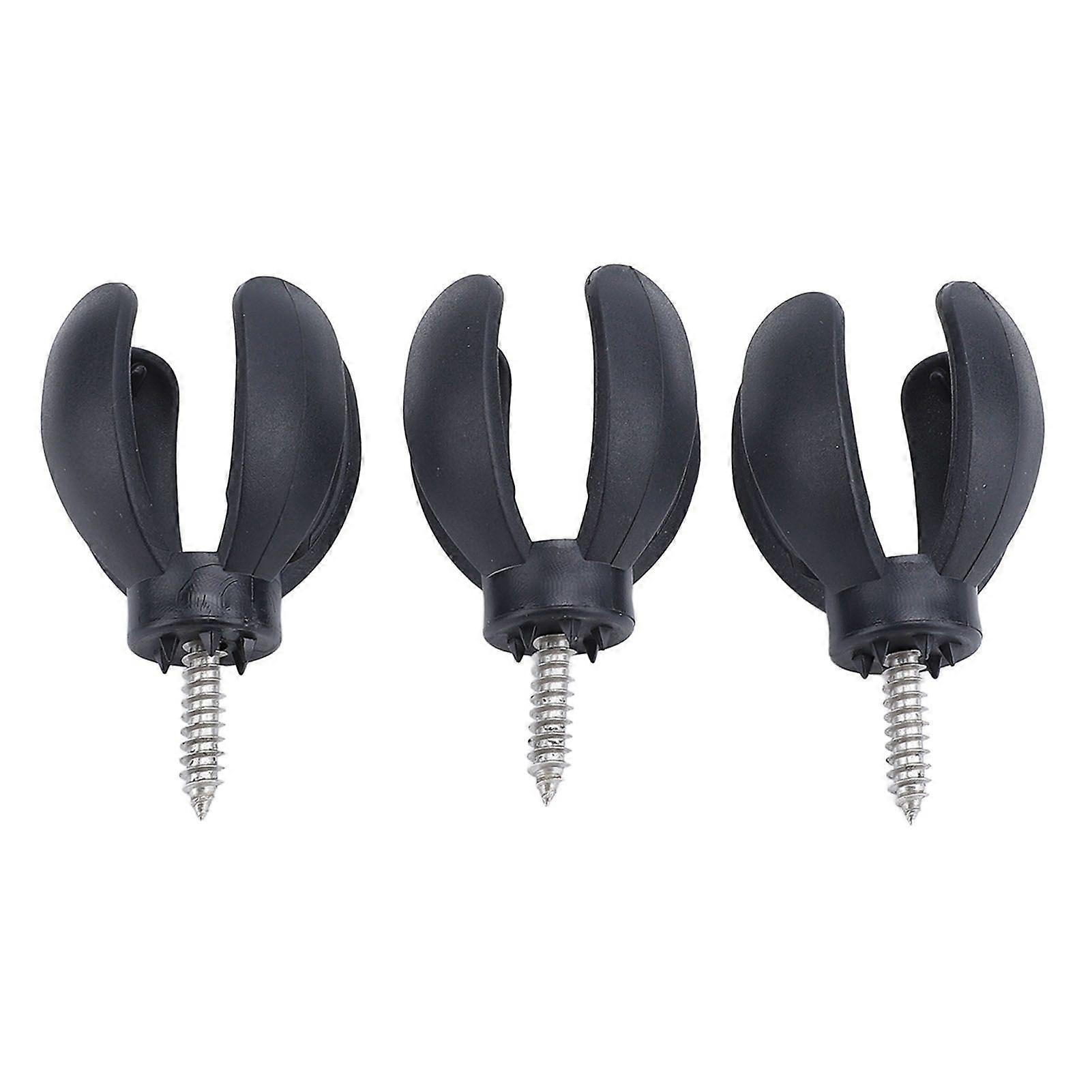3pcs 4 Claw Golf Ball Retriever Grabber Pick Up Back Saver Claw Put On Putter Grip for Golf Screws Tool