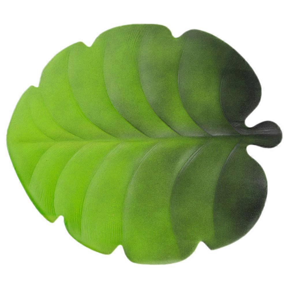 Decorative Dining Placemat Monstera Leaf Pattern for Home Use 5Pcs Green
