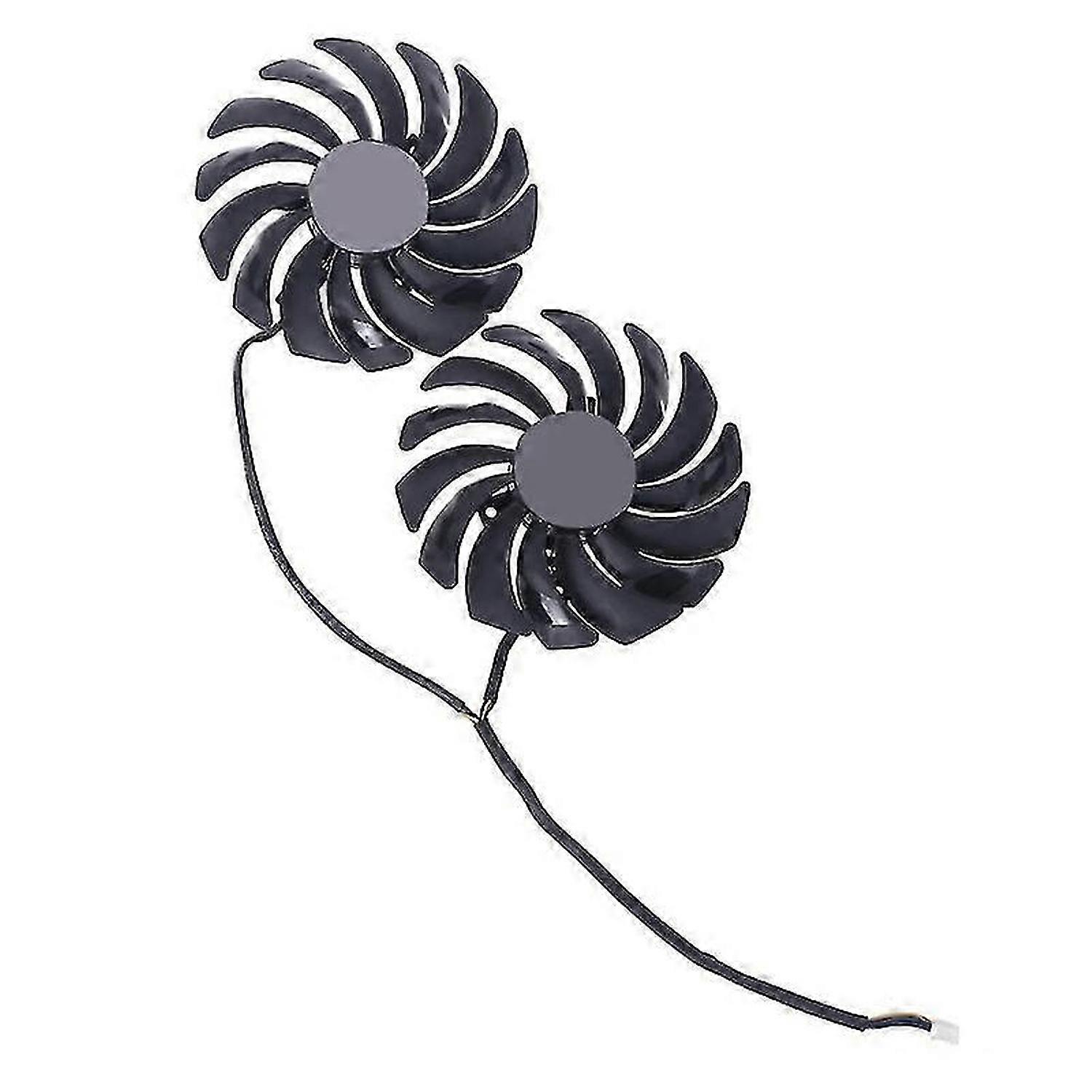 2pcs Pld10010s12hh Gaming Graphics Card Fan 4pin Cooler For Msi Radeon R9 Rx470