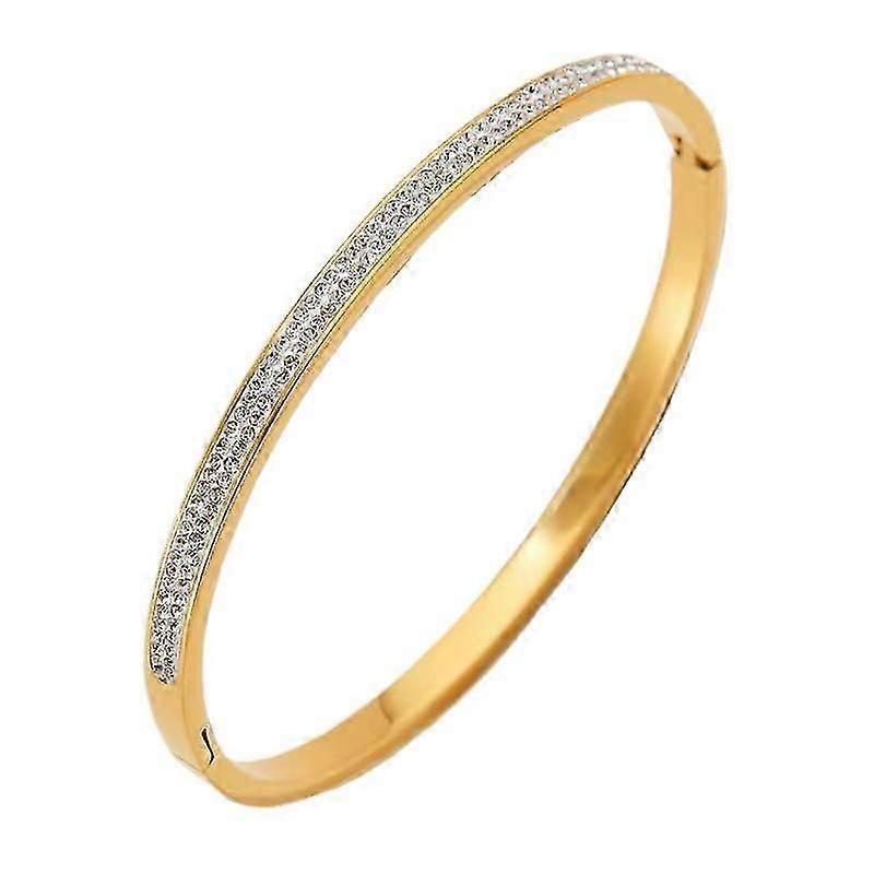 Pulseira Elegante de Aço Titânio com Céu Estrelado para Mulheres - Minimalista & Resistente ao Desbotamento