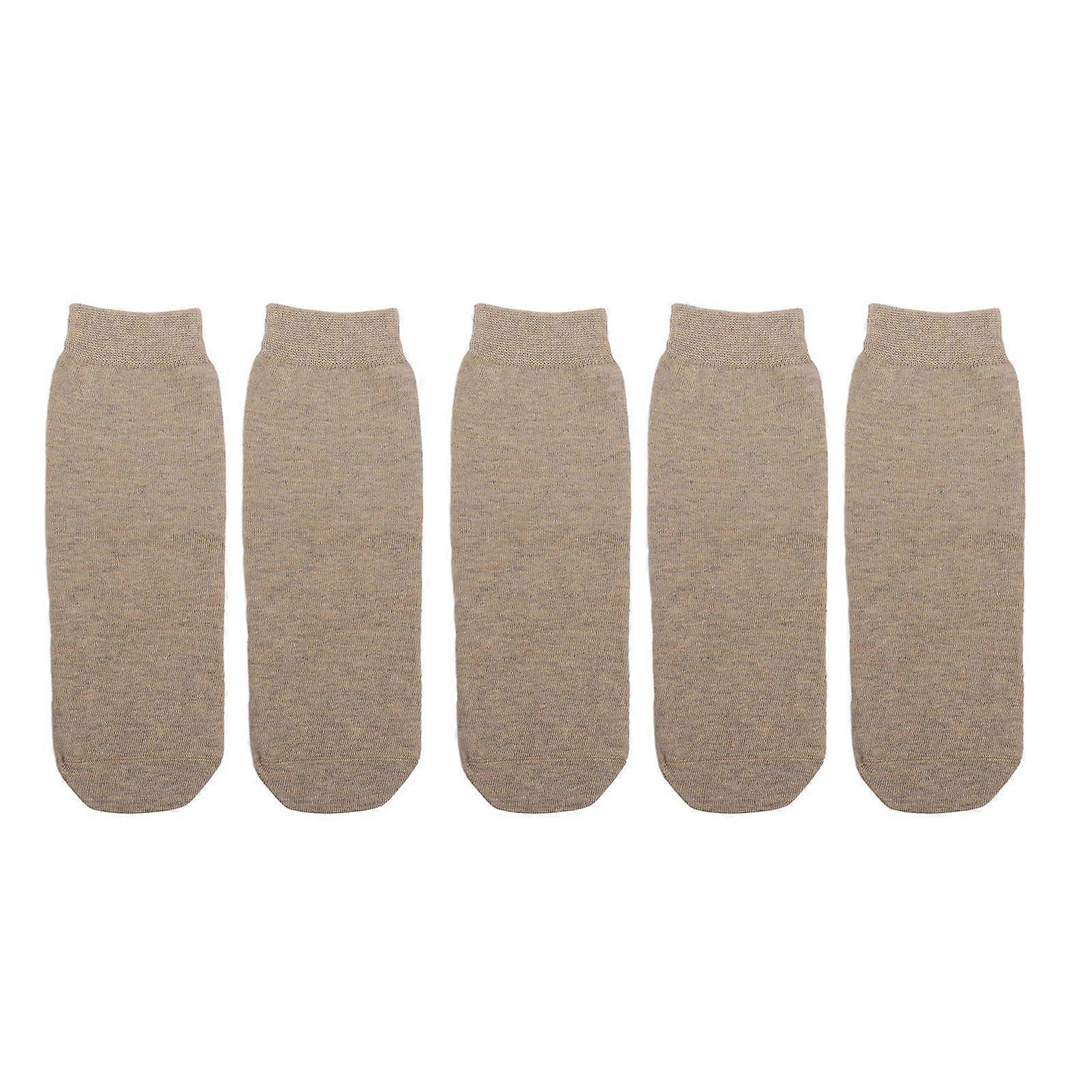 5pcs Stump Socks Set Portable Soft Breathable Elastic Cotton Protective Amputee Socks for Daily Life M