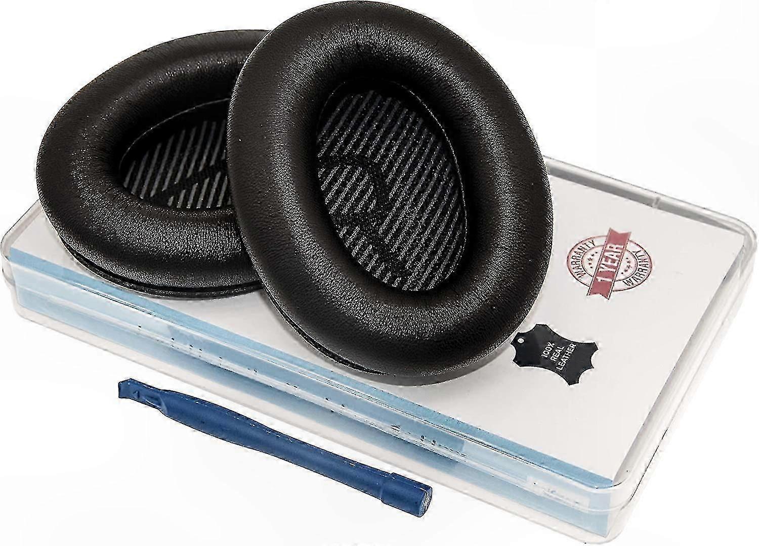 Replacement Ear Pads for Noise-Canceling Headphones - Soft Leather Cushions Compatible with Multiple Models
