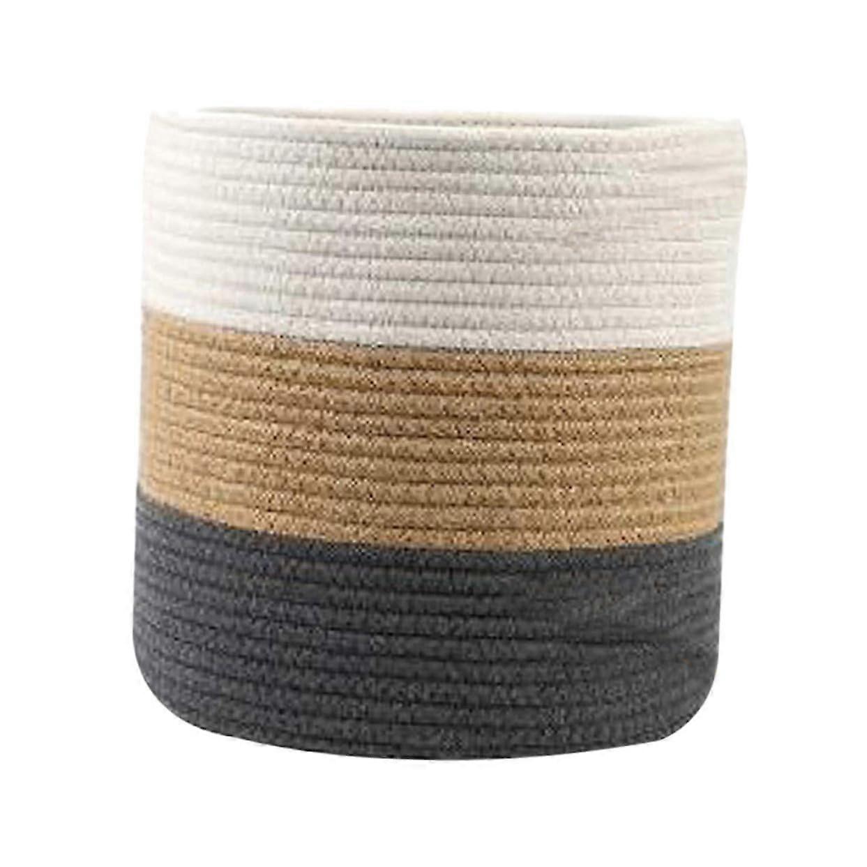 Cotton Basket Multifunctional Storage Box Safe Odorless Rope Material For Home Sundries Laundry Organizer Dressing Table