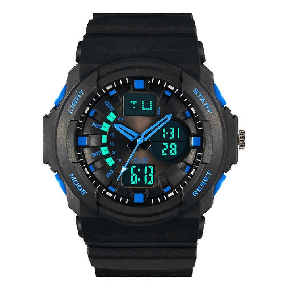 Outdoor Sports Electronic Watch Men Dual Time Function