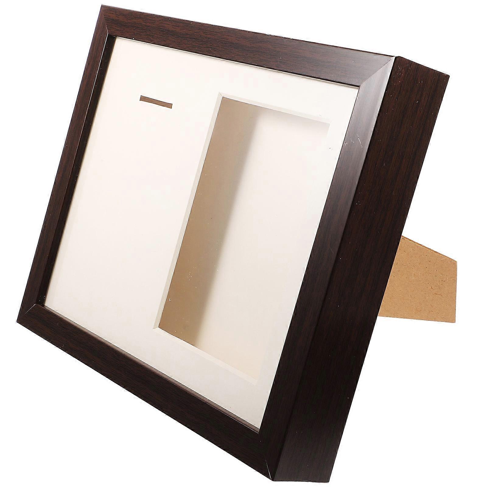 Medal Display Frame for Medal Storage 4Pcs Wooden Chocolate Holder