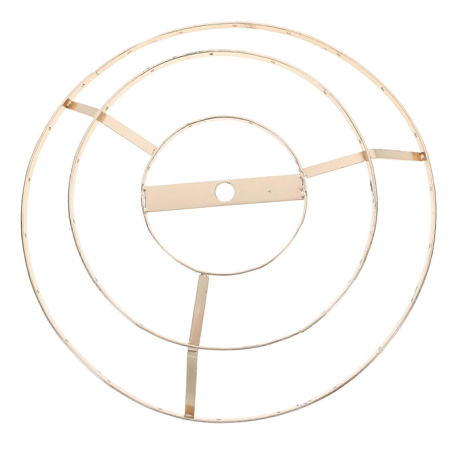 Table Lamp Shade Frame Iron for Holding 2Pcs Durable DIY Lampshade Frame