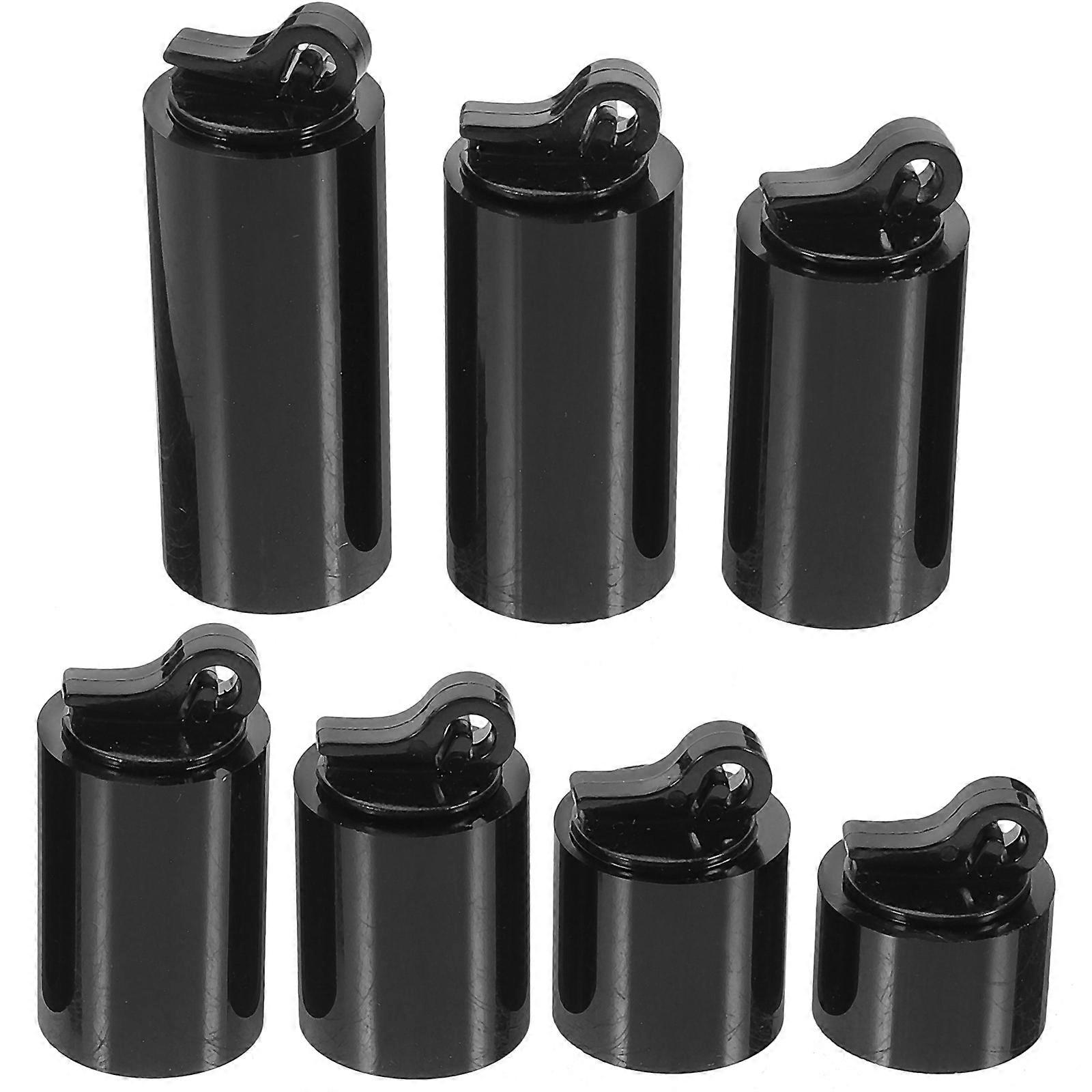 Acrylic Ring Display Stand Black for Jewelry Holding 3Sets Organizer