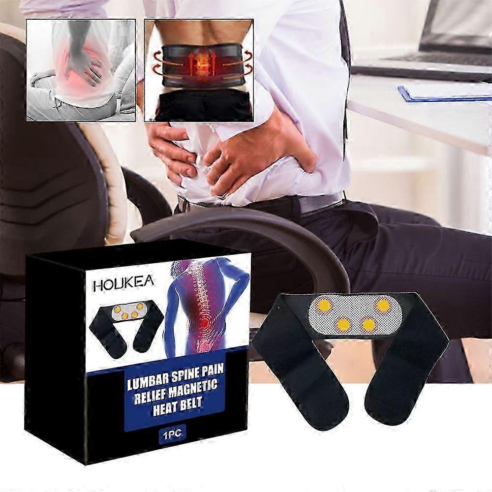 2-Pack Self-Heating Lumbar Support Belts for Lower Back Pain Relief Therapy