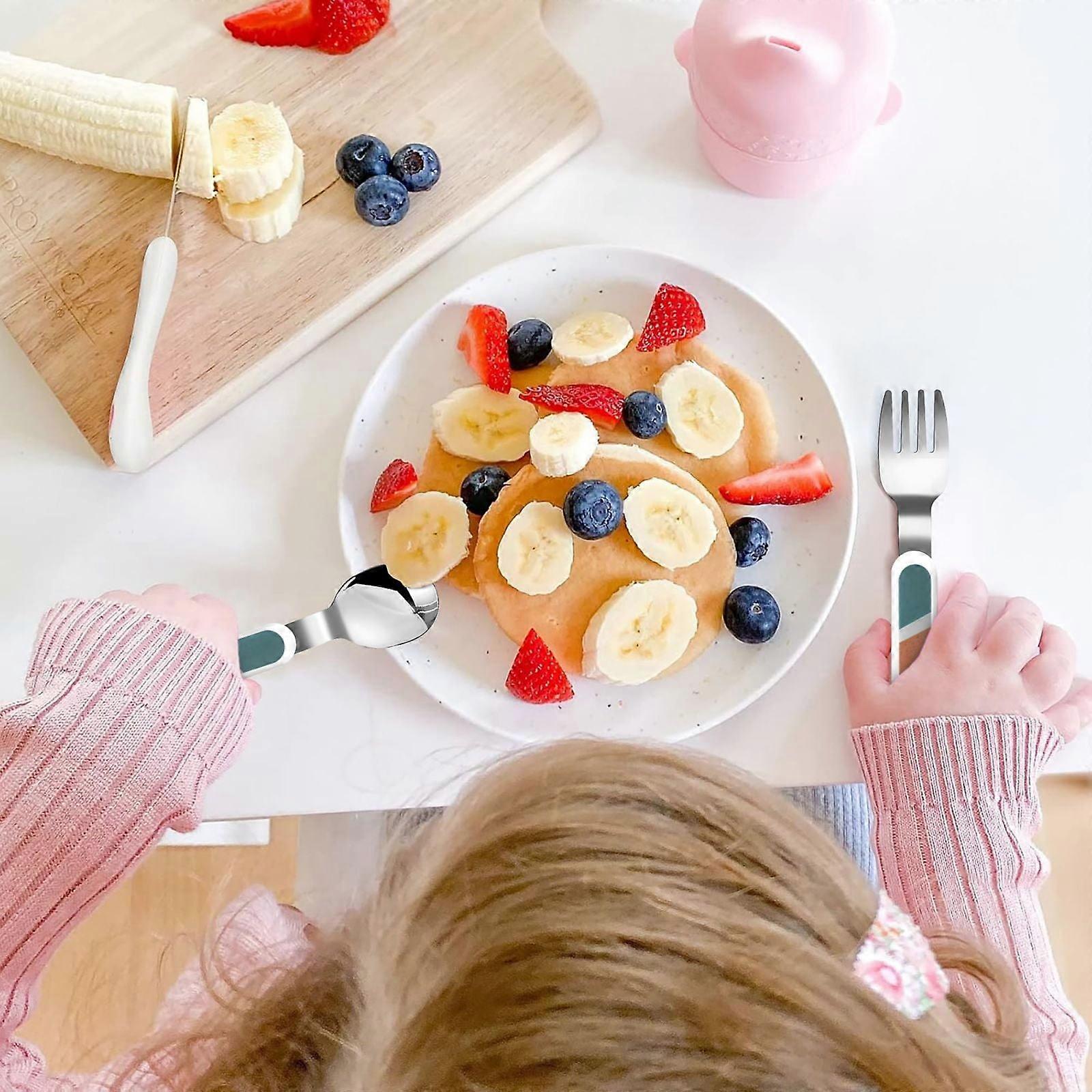 Dolphins Team Kids Knife Fork Spoon Set, Compatible with Various Occasions Like Christmas, Halloween, Parties, Picnics