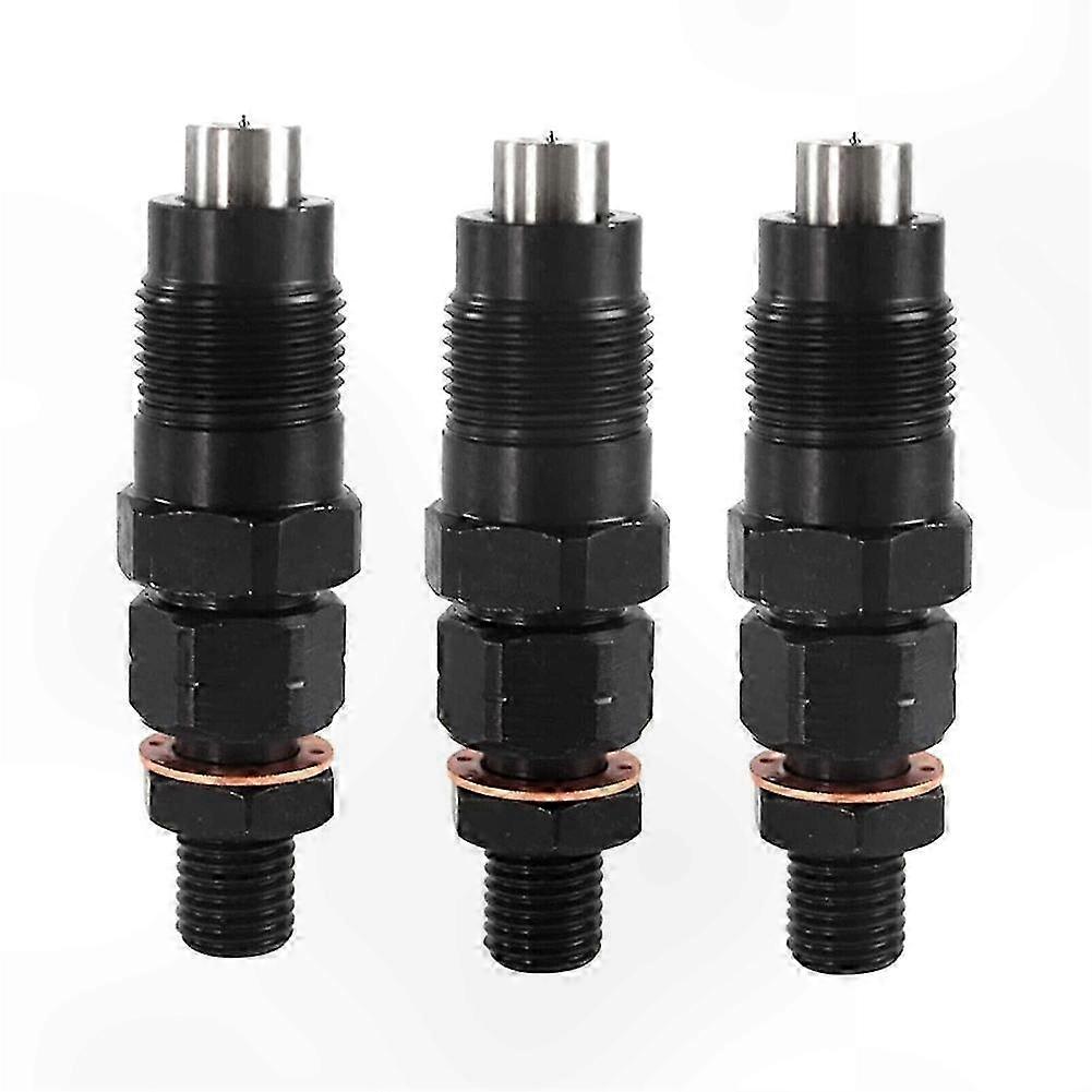 3-Pack Diesel Engine Fuel Injectors for L2E L3E S3L S4L S3L2 S4L2 S4S Replacement