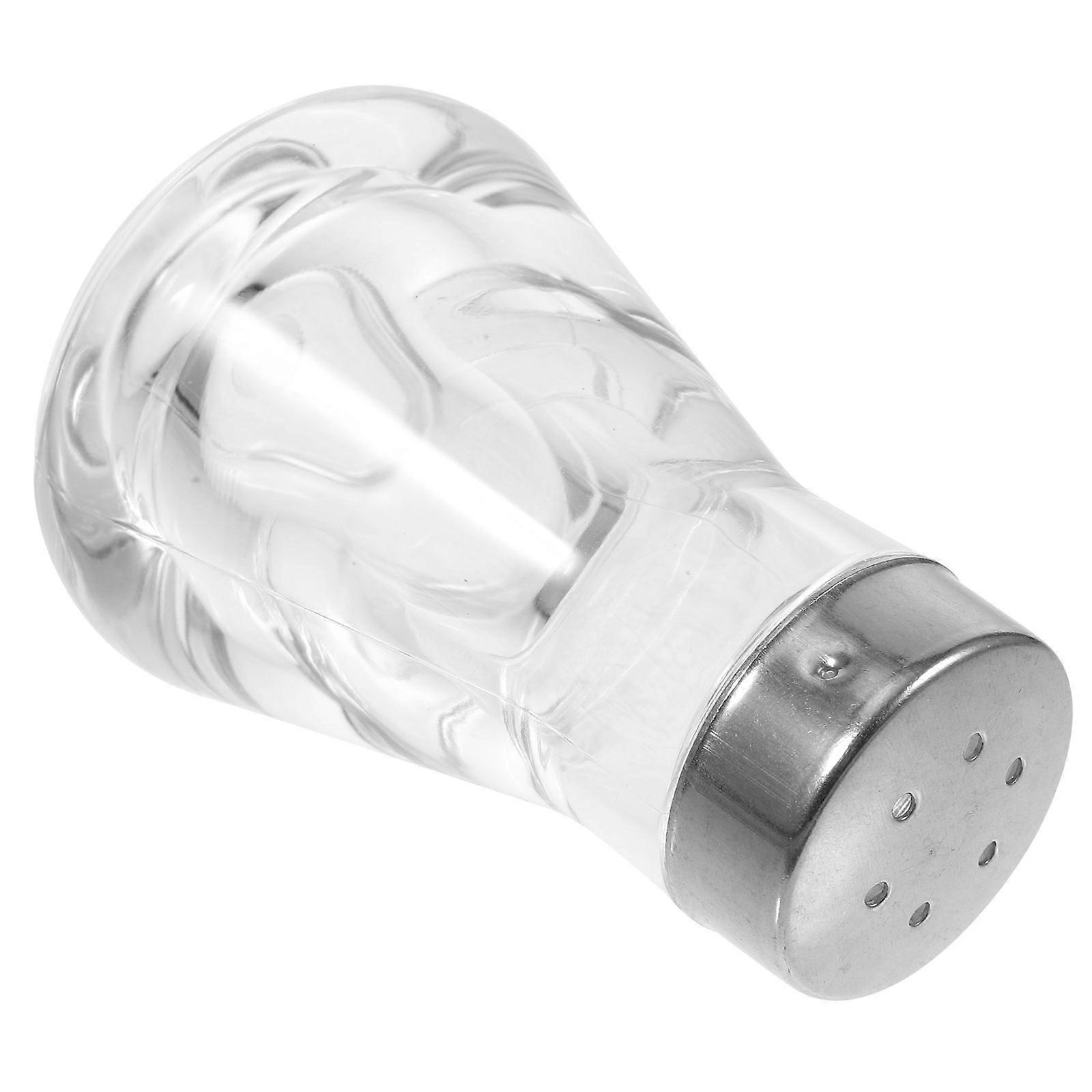 3Pcs Transparent Acrylic Salt And Pepper Shaker Set Suitable For Households And Camping 8X5X5CM Prevent Mixing Condiments