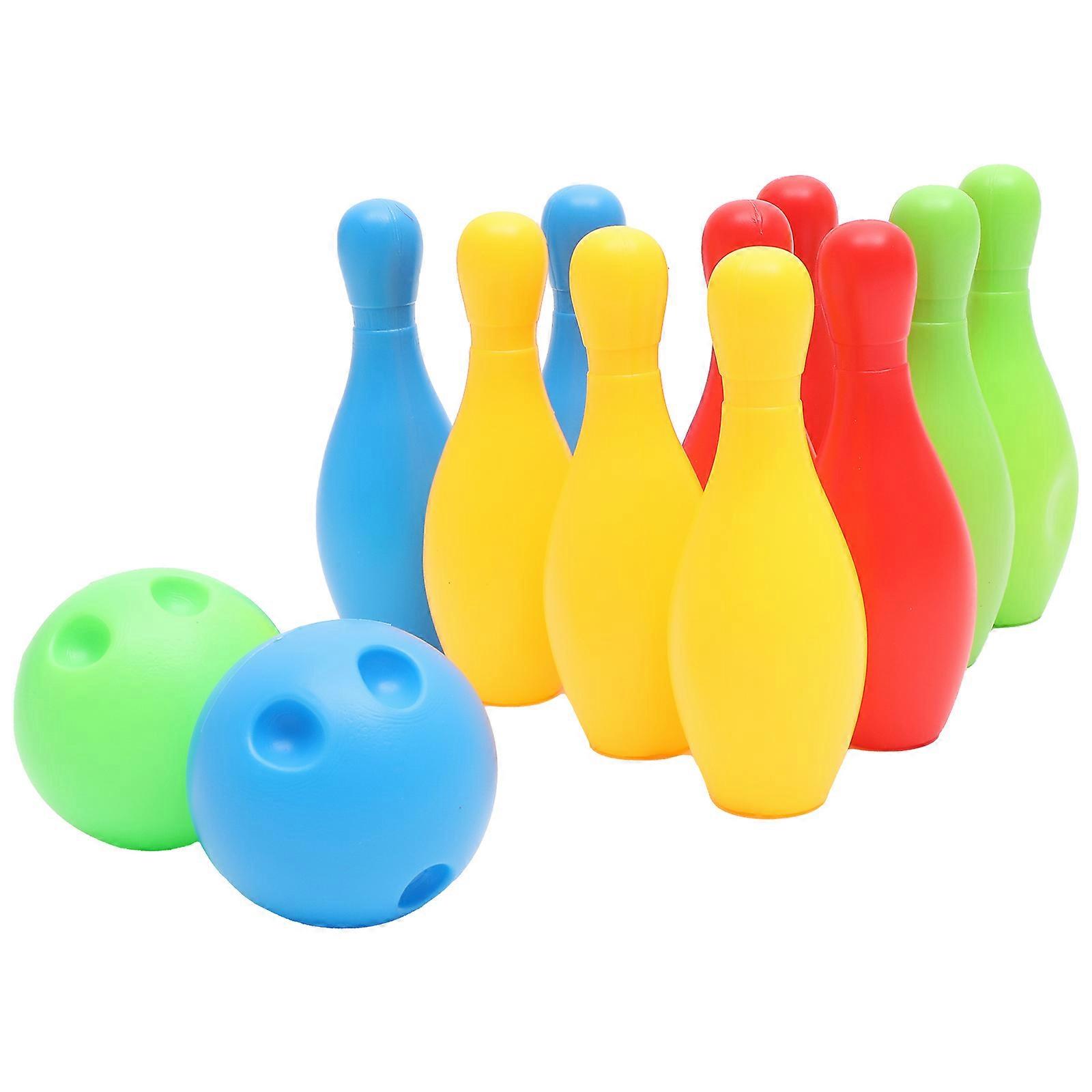Bowling for Toddler Mini Bowling for Kids 2Pcs Assorted Color