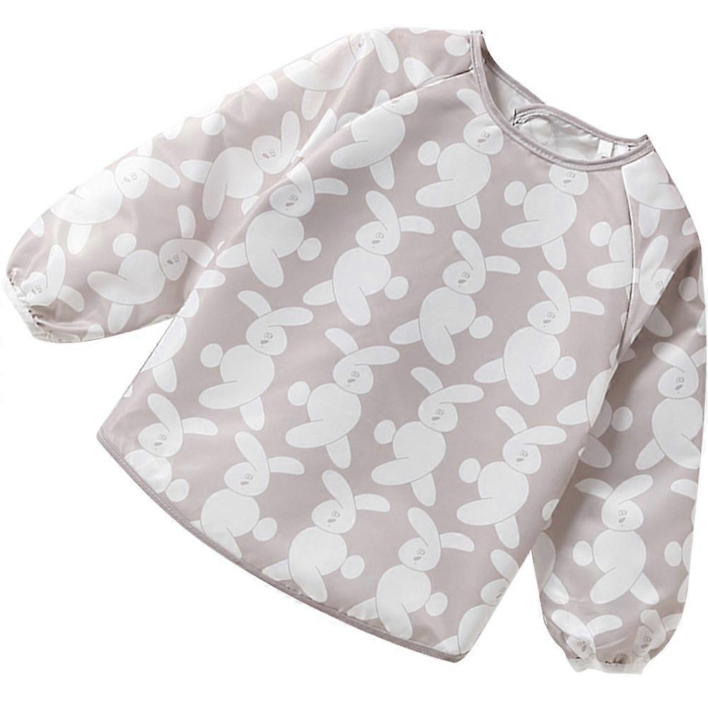 4Pcs Smock For Kids 0.6-1 Years Old Ideal For Painting Eating Writing And Cooking Assorted Color Long Sleeve