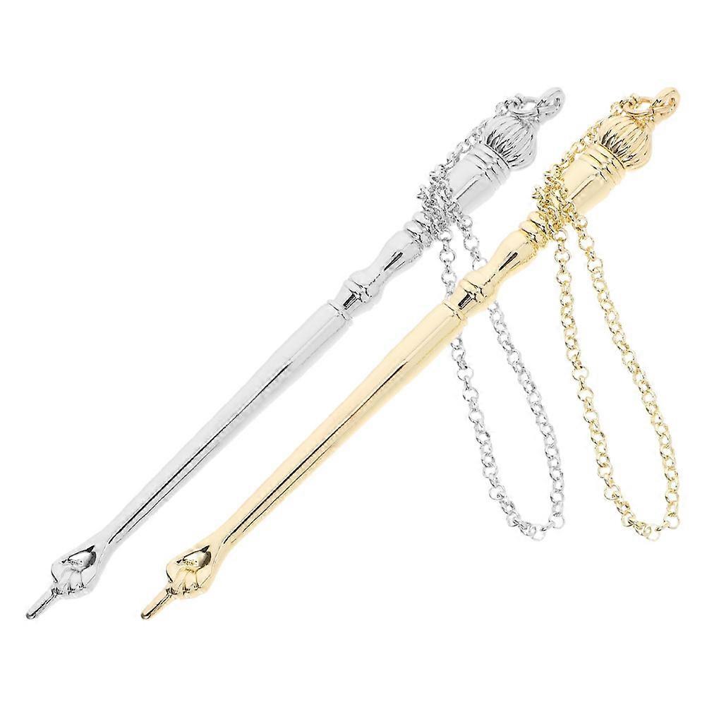 Jewish Metal Pointer for Bible Reading with Chain 4Pcs