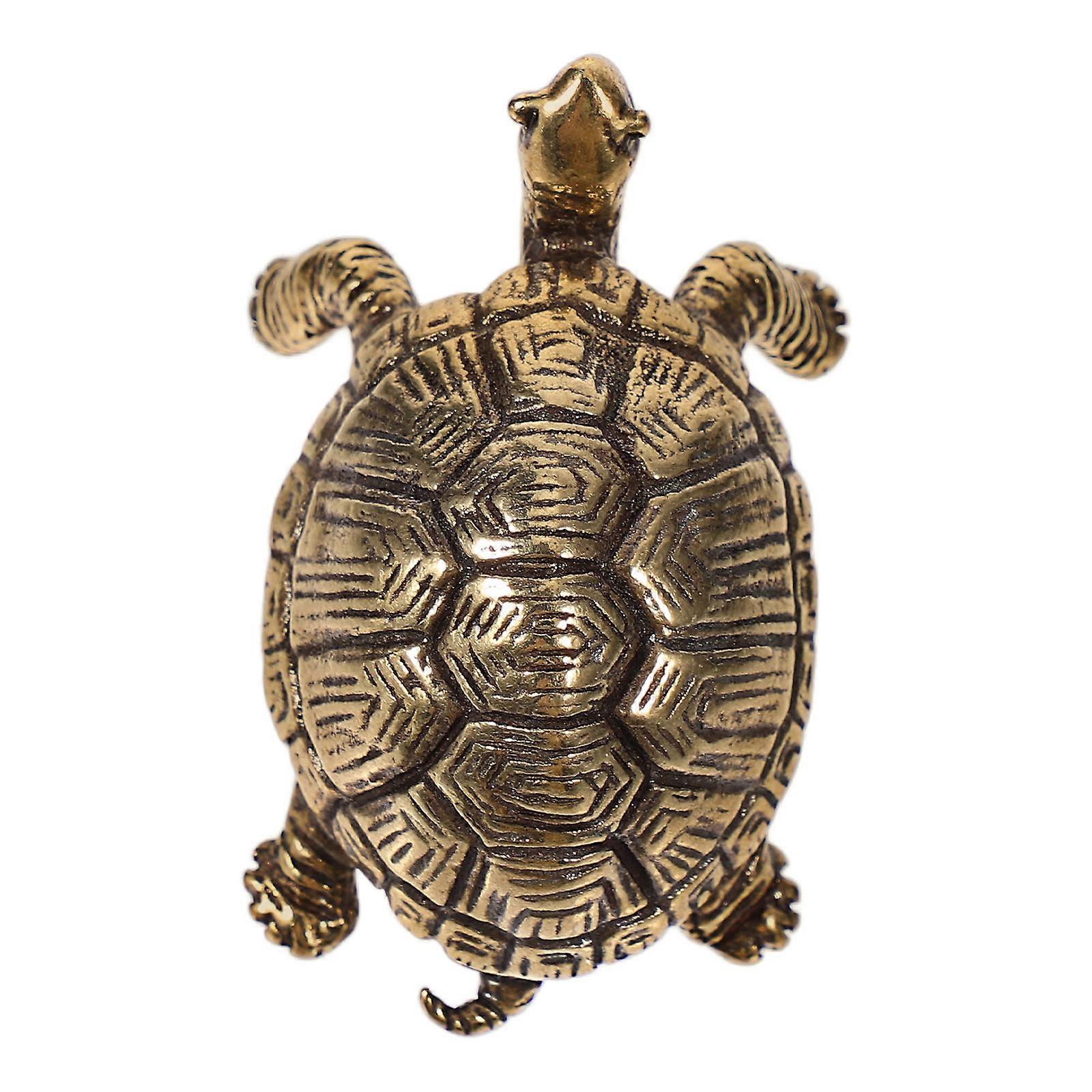 Brass Cabinet Knobs Turtle Shape for Decoration 4Pcs Creative Drawer Handles