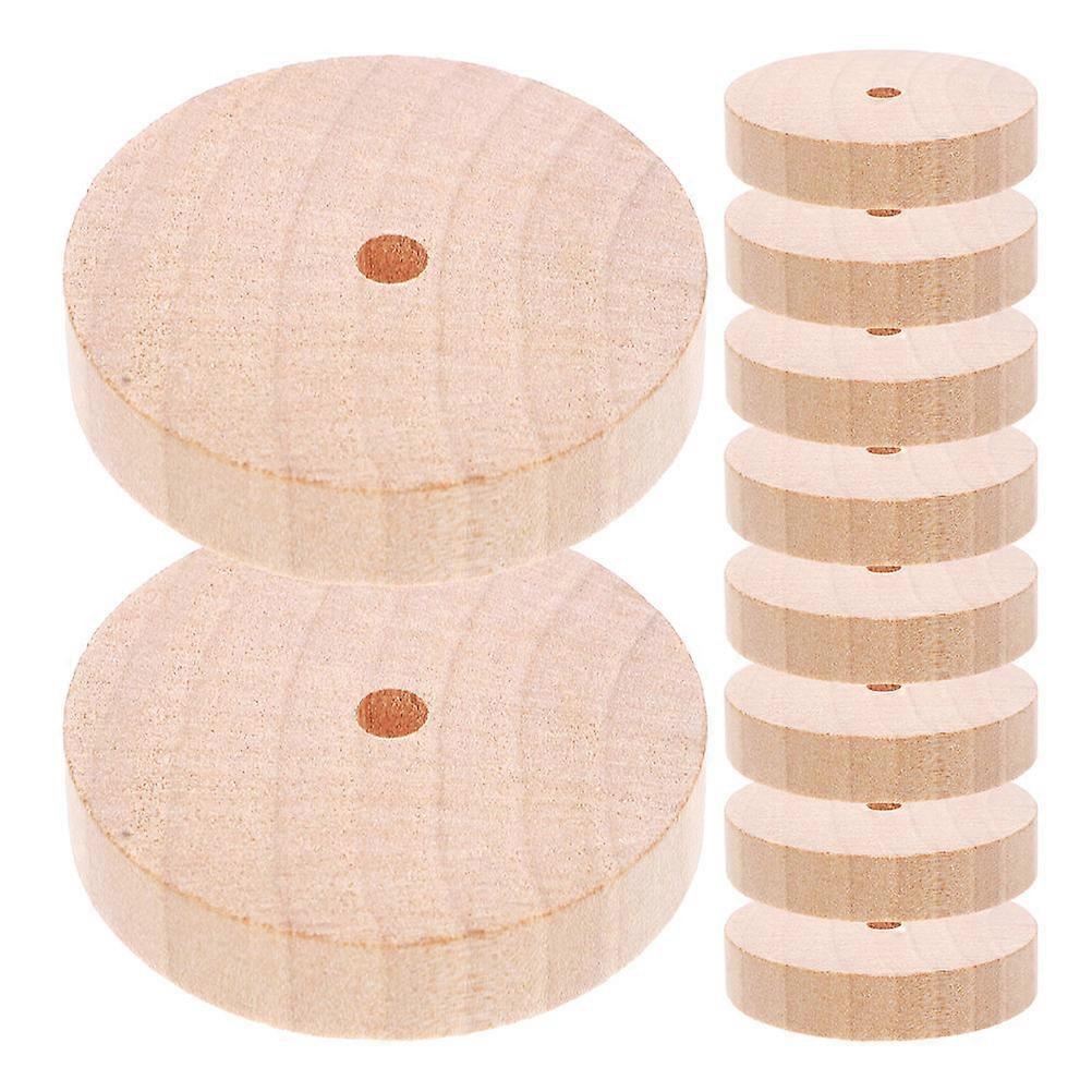 Miniature Wooden Wheels Designed For Decorative Use And Toy Accessories In Khaki 75Pcs Essential For Craft Projects