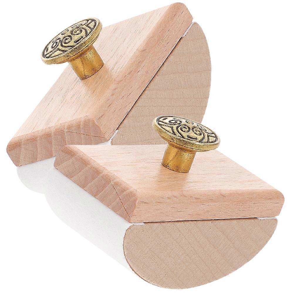 Portable Rocker Blotter Ink Absorbent Tool For Stamper Calligraphy Retro Design 2.6X3.3X5CM Quick-drying Ink 8Pcs