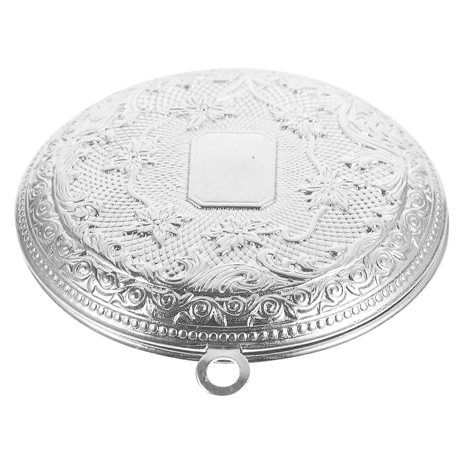 Diffuser Aromatherapy Pendant Openable for Decoration 5Pcs Silver Necklace