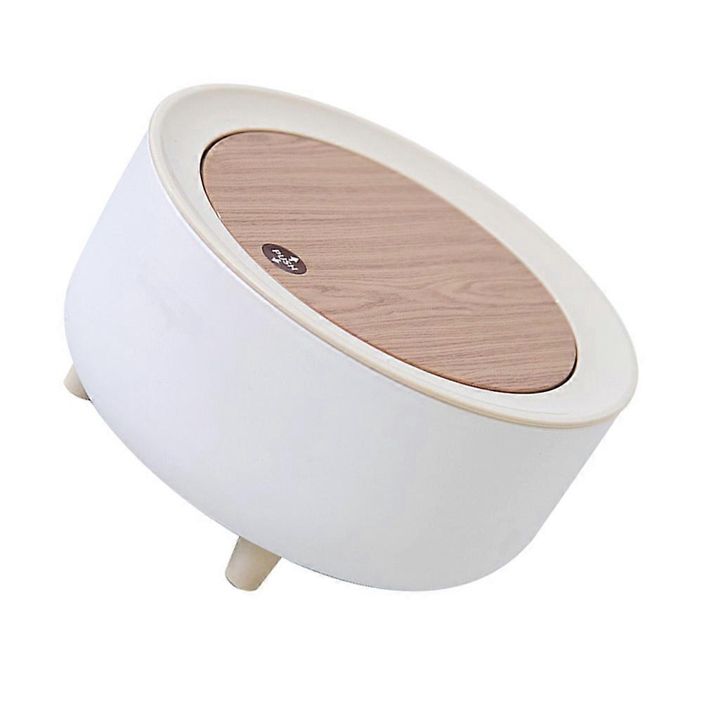 Small Trash Can Press Type 4Pcs Desktop Rubbish Bin for Office and Home