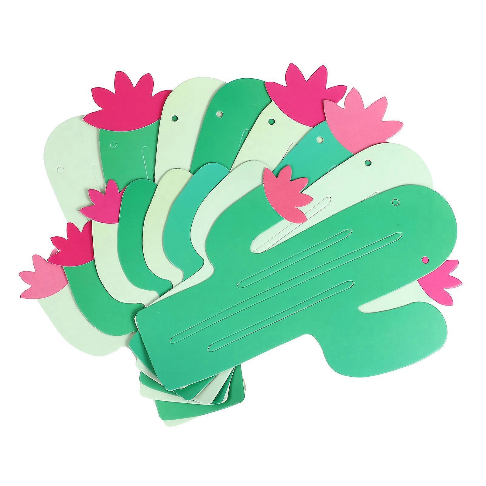 Wedding Parties Decorations Cactus Banner Pennant for Summer 3Pcs