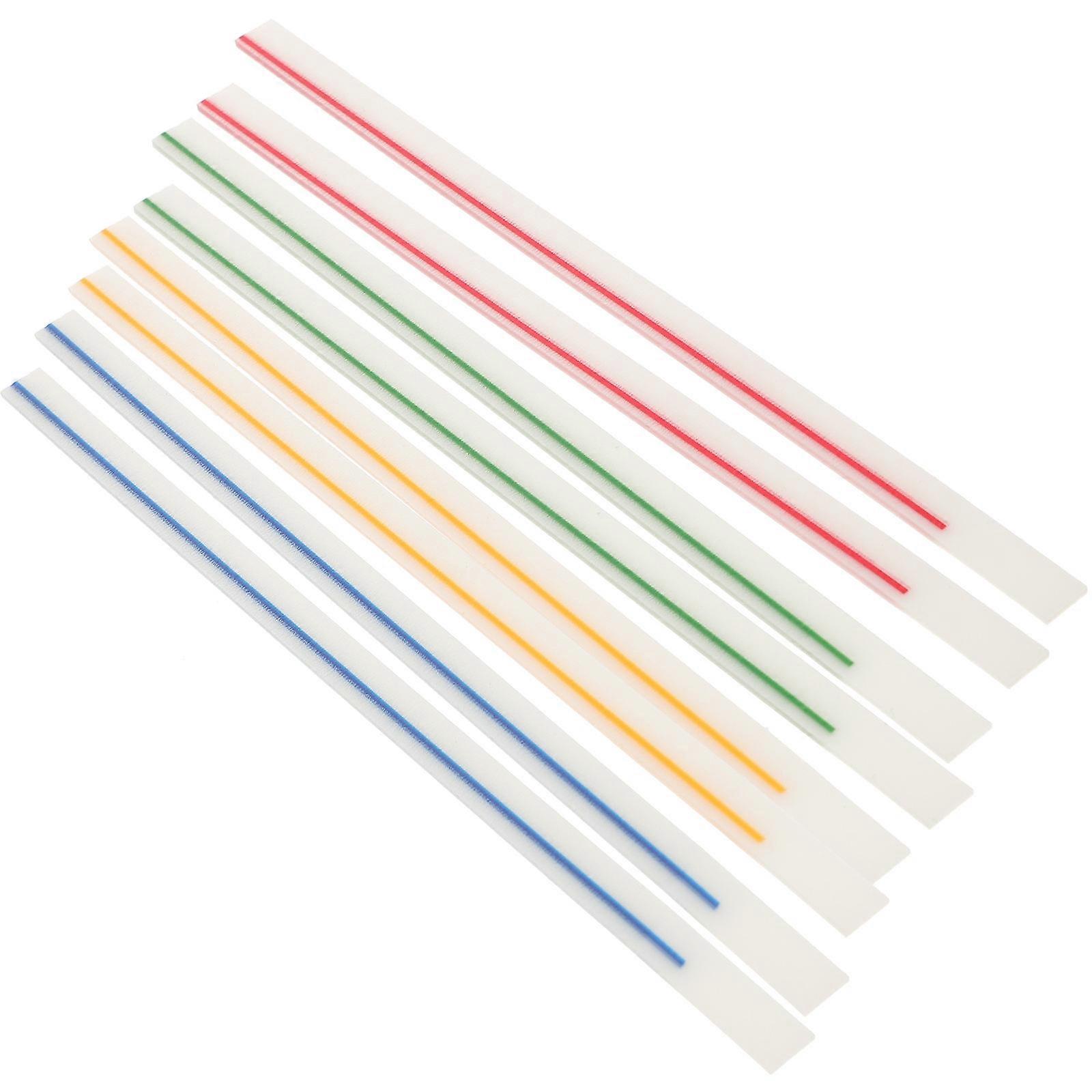 Colored Sticky Tabs Long Page Marker Strips for Reading 4Sets Pack