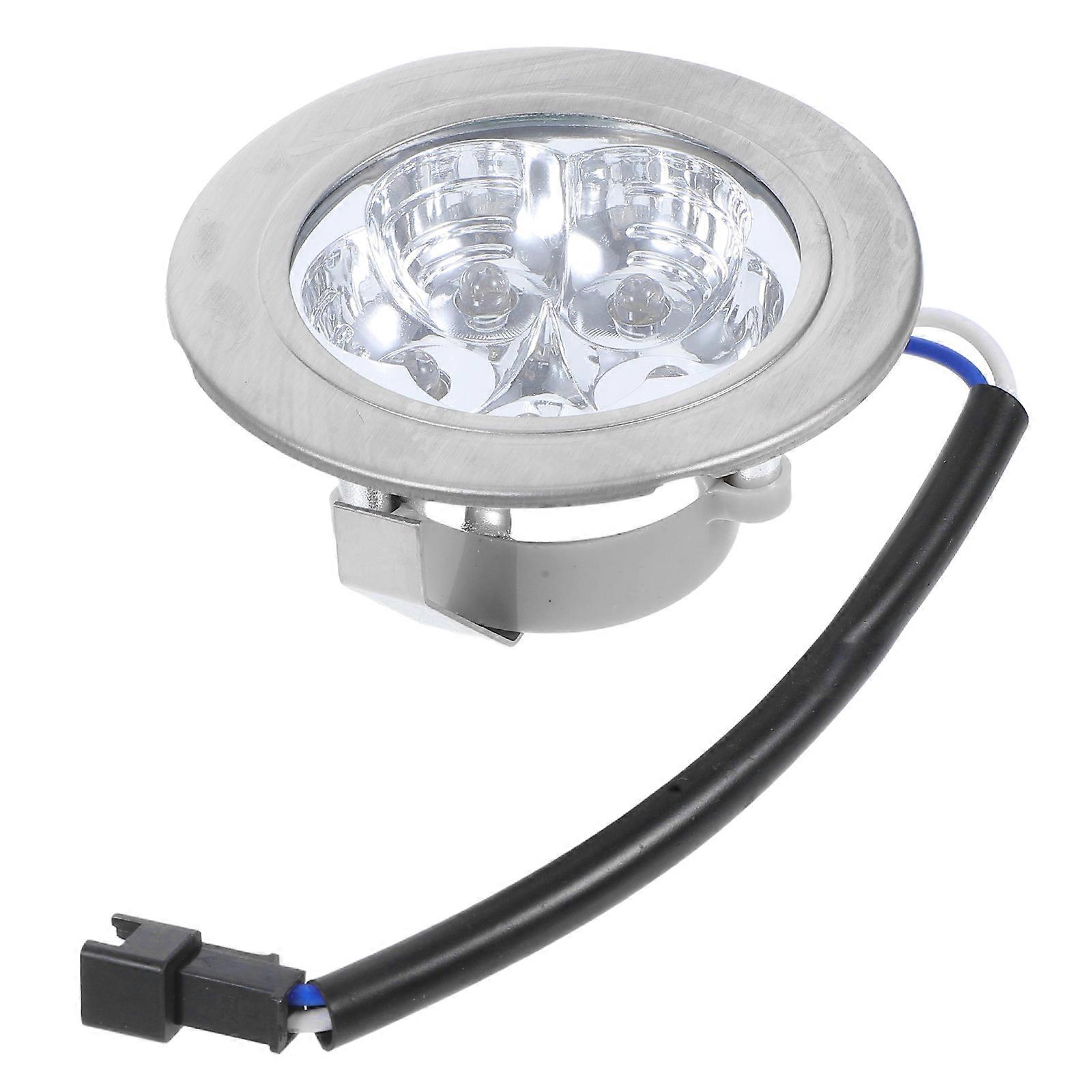 Bright Illumination Led Range Hood Light Bulb For Kitchen Cooker Modern Design Round Metal 1Pack
