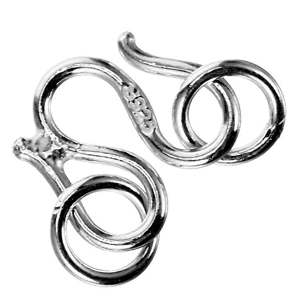 Silver Necklace Clasp Connector for Bracelet Decoration 3Pcs Set