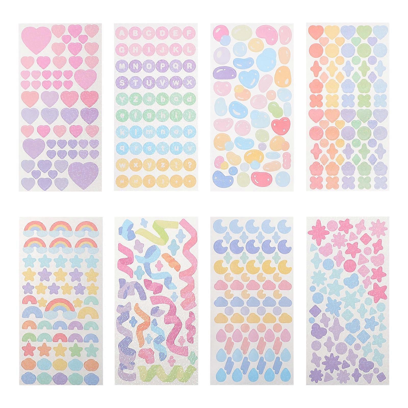 DIY Craft Decal Chic Stickers for Decoration 24 Sheets