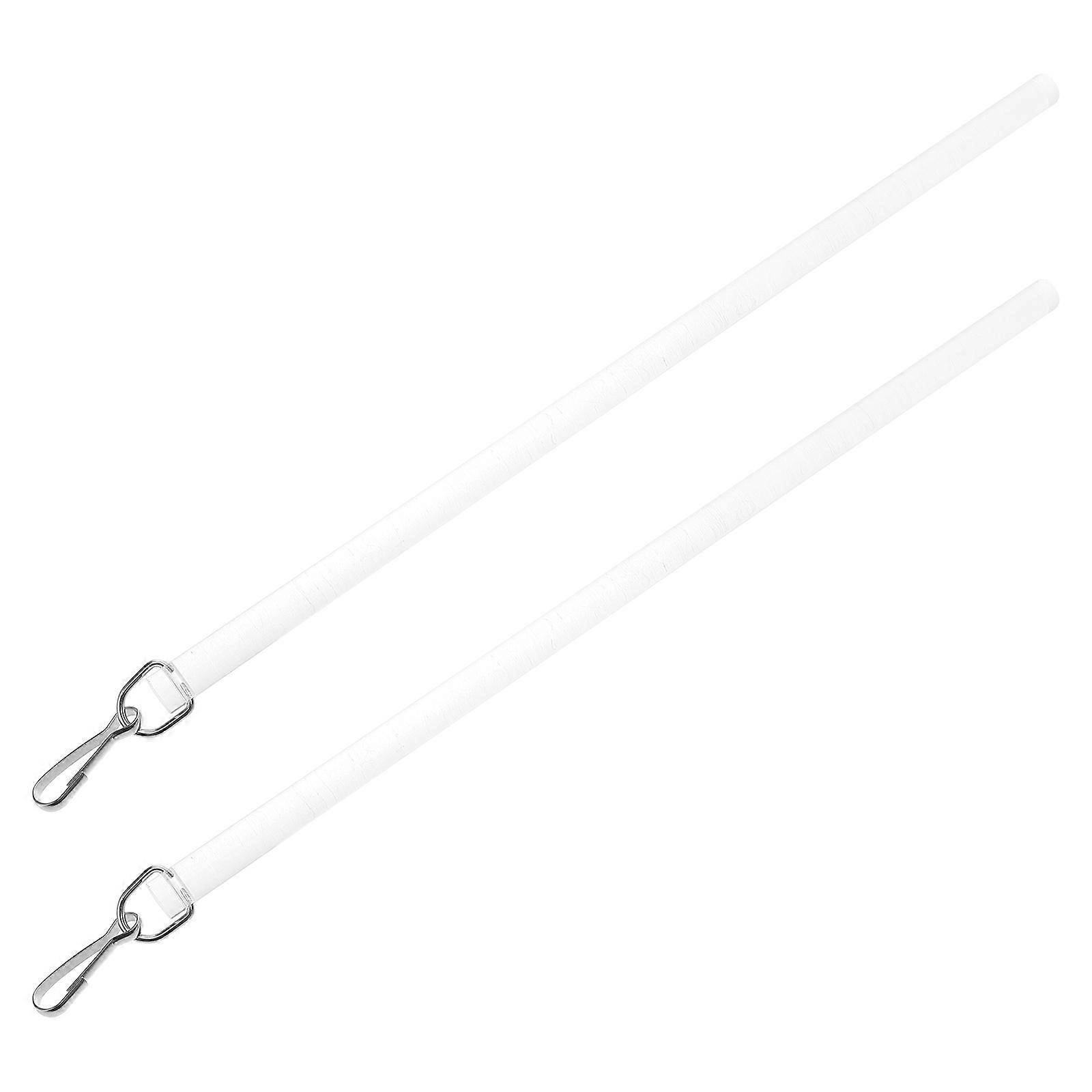 Acrylic Curtain Pull Rod for Window Opener 10Pcs Transparent Hook